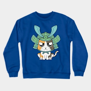 Samurai cat Crewneck Sweatshirt